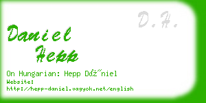 daniel hepp business card